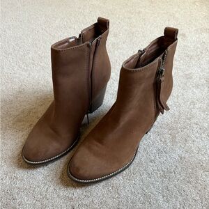 Brown booties